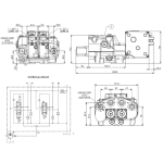 Schéma distributeur électrique proportionnelle LS Walvoil