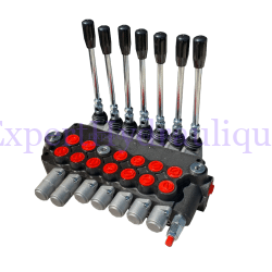 Distributeur hydraulique 40L 4 DE + 1 SE + 2 DE flottante