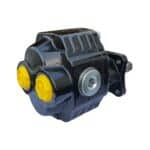 Pompe camion fonte arbre PTO mâle, flasque 4 trous 80x80 – Image 2