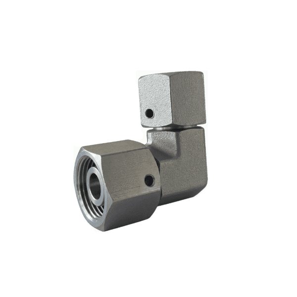 Raccord coudé femelle 12L (M18x150) – femelle 12S (M20x150) Raccord coudé femelle 08L (M14x150) - femelle 12L (M18x150) – Image 1