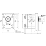 Pompe de remplacement fixation 4 trous arbre cannelé 9 dents – Image 2