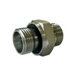 Union droit égal métrique Série L mâle / mâle avec joint encastré