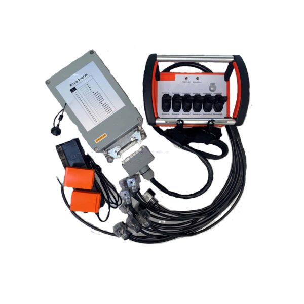 Radio commande 6 fonctions - 12/24 V Boitier de commande avec 6 joysticks double effet – Image 1