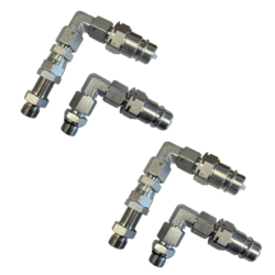 Kit raccords push pull 1-2 pour 2 fonctions DE distributeur 40L Mâle