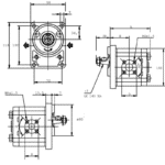Pompe hydraulique flasque Allemand 72 x 100 Casappa – Image 2
