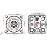 Moteur hydraulique OMT arbre PTO 1"3/8 Danfoss – Image 4