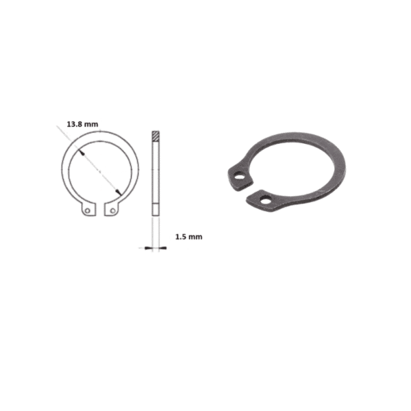 Circlip avec diamètre de montage 15 mm – Image 1