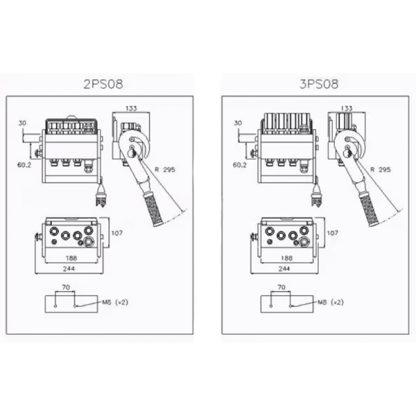 Schéma Multicoupleur 2PS08 - 3PS08