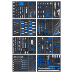 Servante d'atelier 8 tiroirs 259 outils