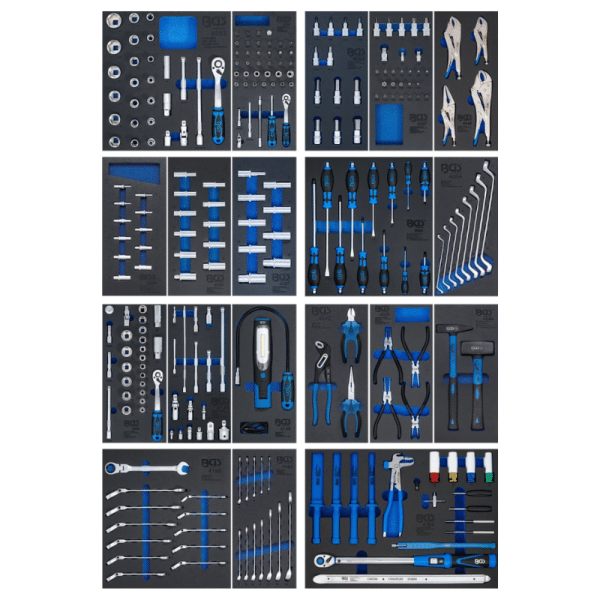 Servante d'atelier 8 tiroirs 259 outils