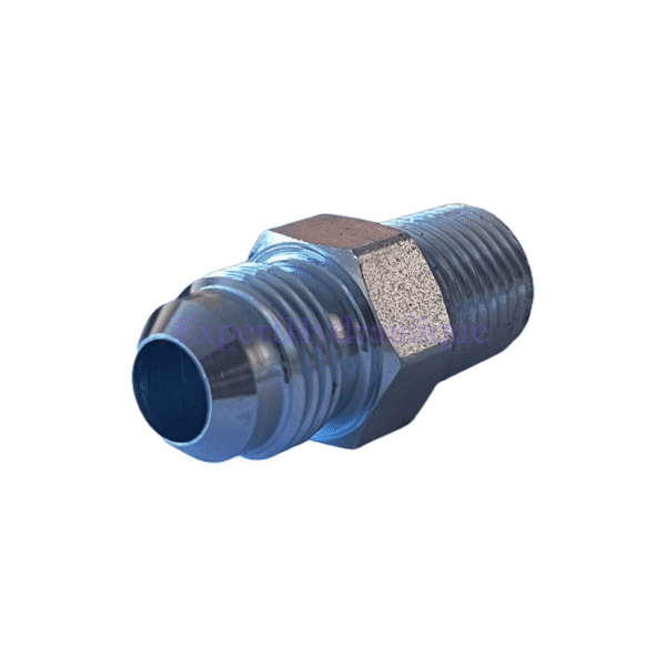 Raccord adaptateur 916 JIC (UNF) mâle - 14 NPT mâle (3) Raccord adaptateur 3/4 JIC (UNF) mâle - 3/4 NPT mâle – Image 1