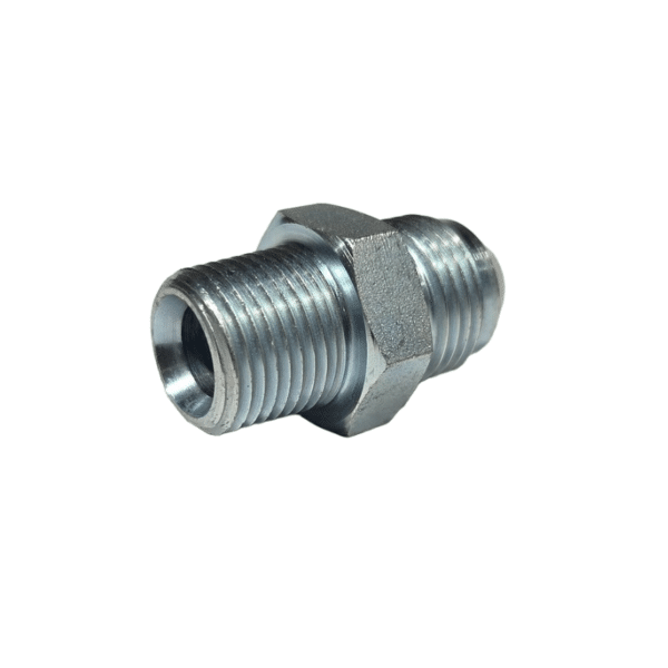 Raccord adaptateur 9/16 JIC (UNF) mâle - 1/2 NPT mâle – Image 2