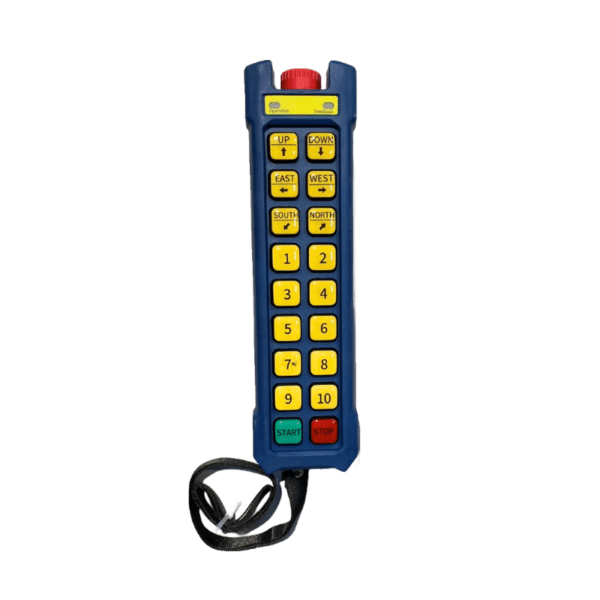 TELECOM16B100M v2 Télécommande sans fils 16 boutons avec arrêt d'urgence – Image 1