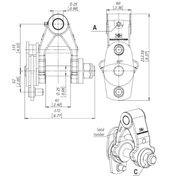 Biellette BRM10-60-01